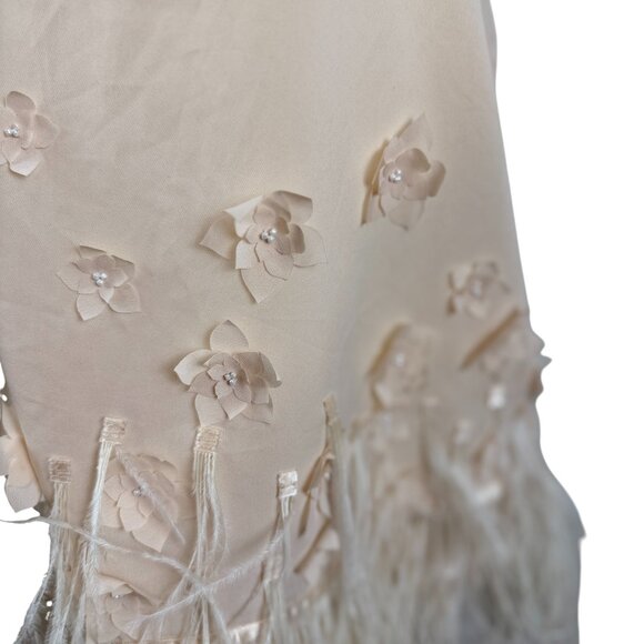 Anthropologie Moulinette Soeurs Embellished Feather Trim Sleeveless Top - Picture 4 of 9